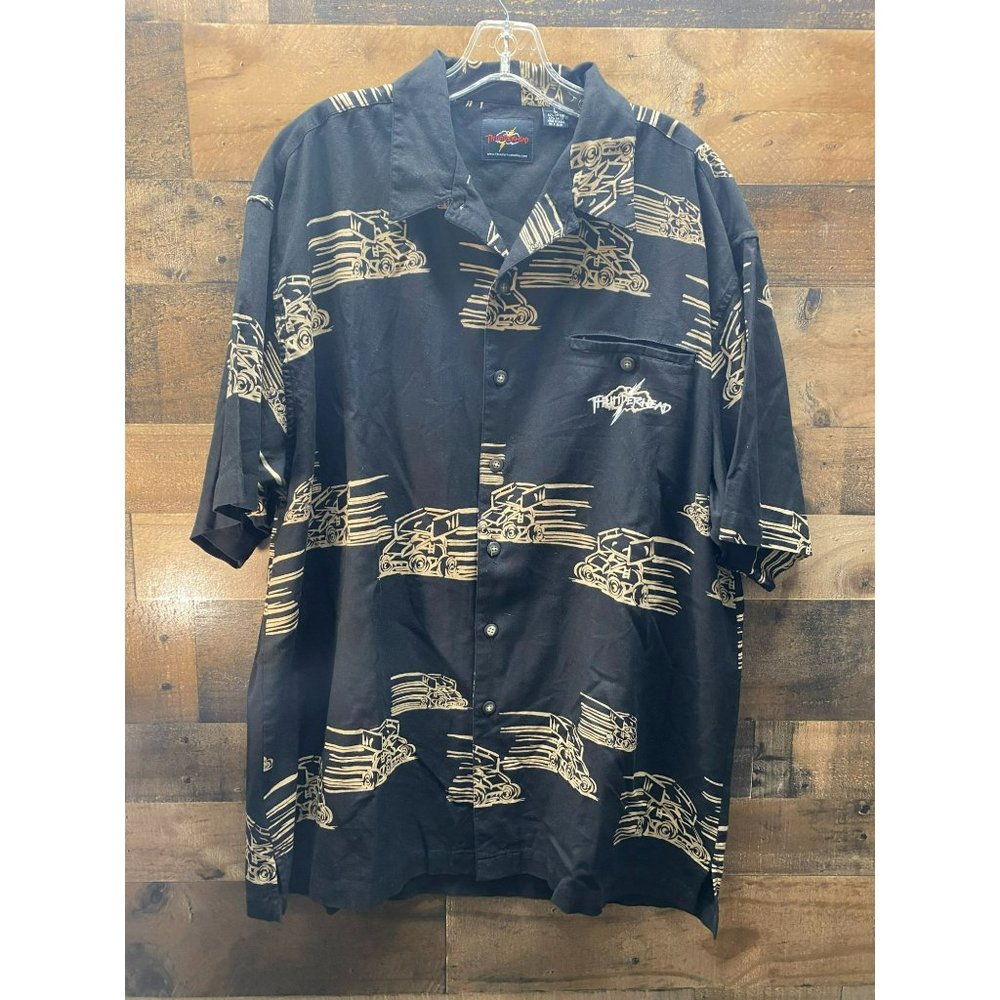 Thunderhead Men's Short Sleeve Button Up Size‎ Large
